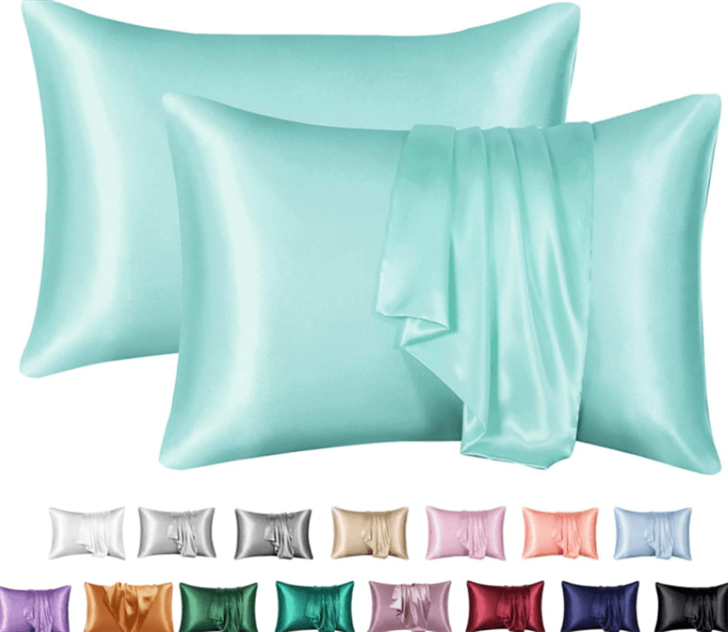 Silk Solid Color Satin Pillowcase Envelope Pillow - Nioor
