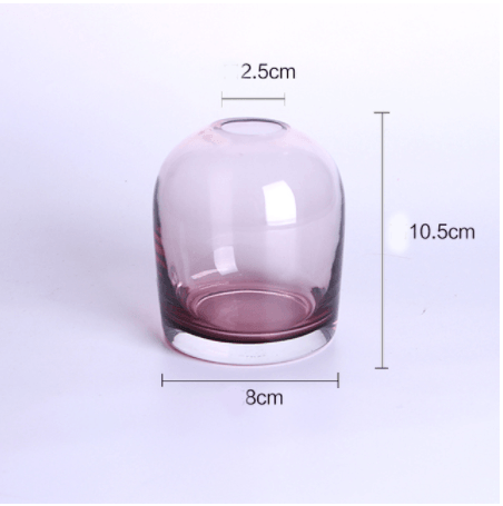 Simple Vase Creative Glass Living Room Dining Table Home Vase Vase - Nioor