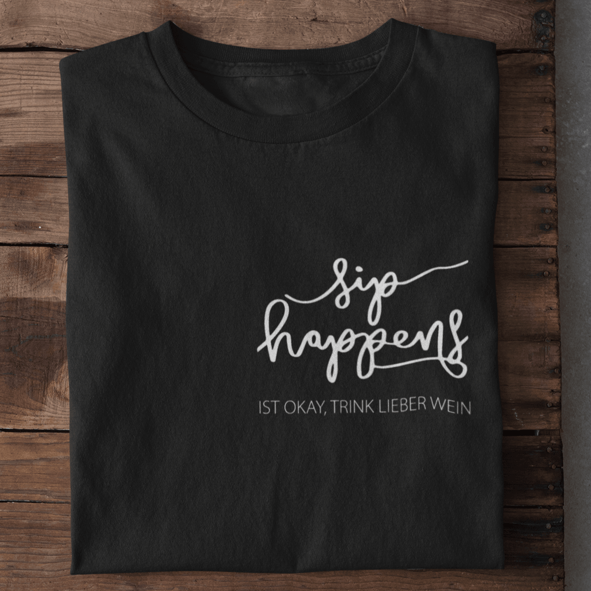 SIP HAPPENS SHIRT Printed Short Sleeves - Nioor