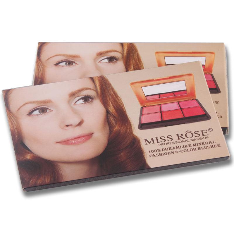 Six-color blush makeup rouge - Nioor