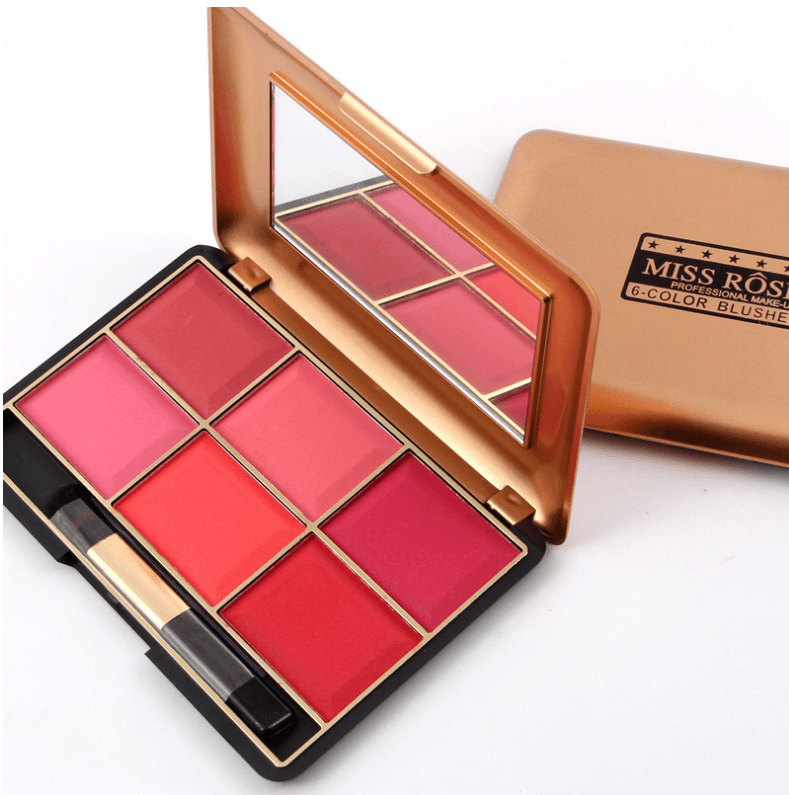 Six-color blush makeup rouge - Nioor