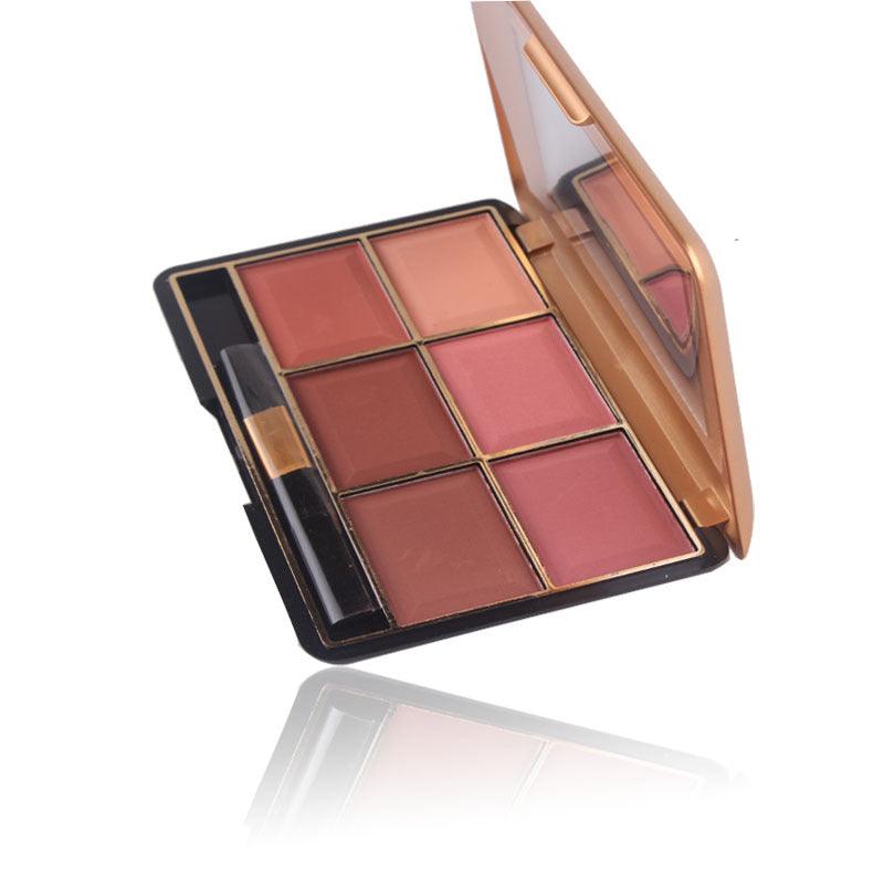 Six-color blush makeup rouge - Nioor