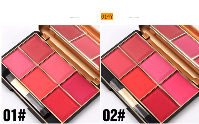 Six-color blush makeup rouge - Nioor