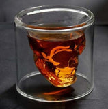 Skull Skull Double Transparent Glass - Nioor