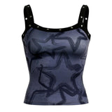 Slim Fit Versatile Slimming Printed Bottoming Camisole - Nioor