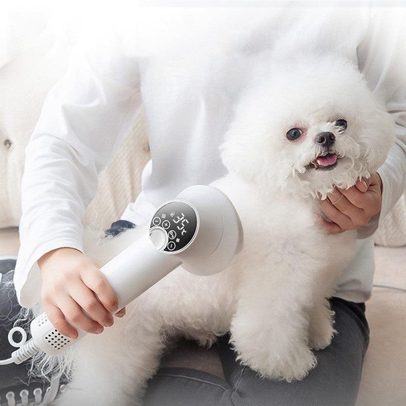 Smart Pet Hair Dryer Dog Golden Retriever Cat Grooming Hairdressing Blow & Comb Silent No Harm Pet Cleaning Supplies Pet Products - Nioor