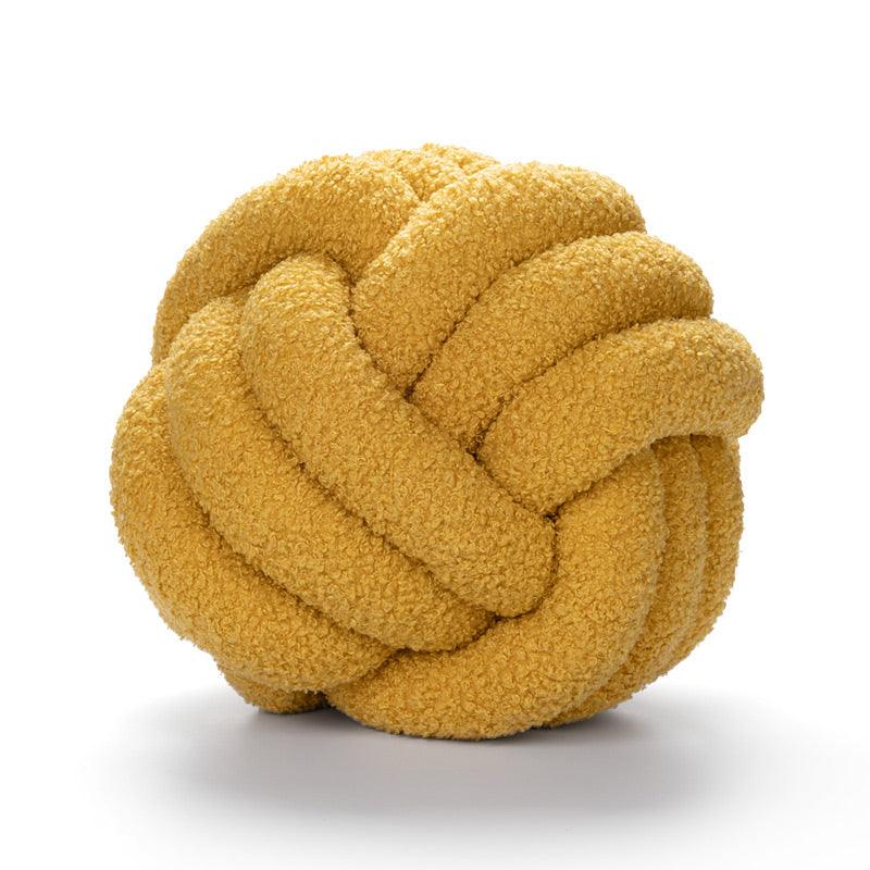 Sofa Living Room Spherical Lamb Wool Bedside Cushion - Nioor