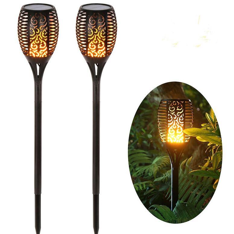 Solar Flame Flickering Garden Led Light Ip65 Outdoor Solar Tiki Torch Light Spotlights Landscape Decoration Led Lamp - Nioor