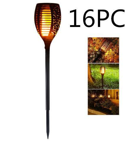 Solar Flame Flickering Garden Led Light Ip65 Outdoor Solar Tiki Torch Light Spotlights Landscape Decoration Led Lamp - Nioor