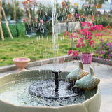 Solar Fountain Outdoor Garden Classic Round - Nioor