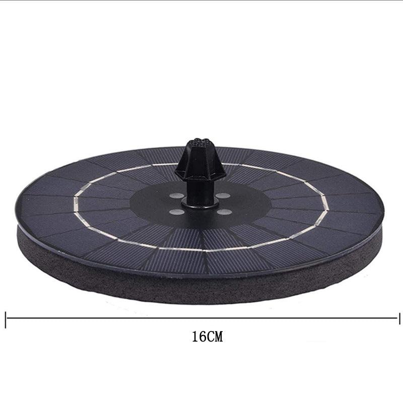 Solar Fountain Pump Fountain Light Round Floating Fountain Pump Color LED Light - Nioor