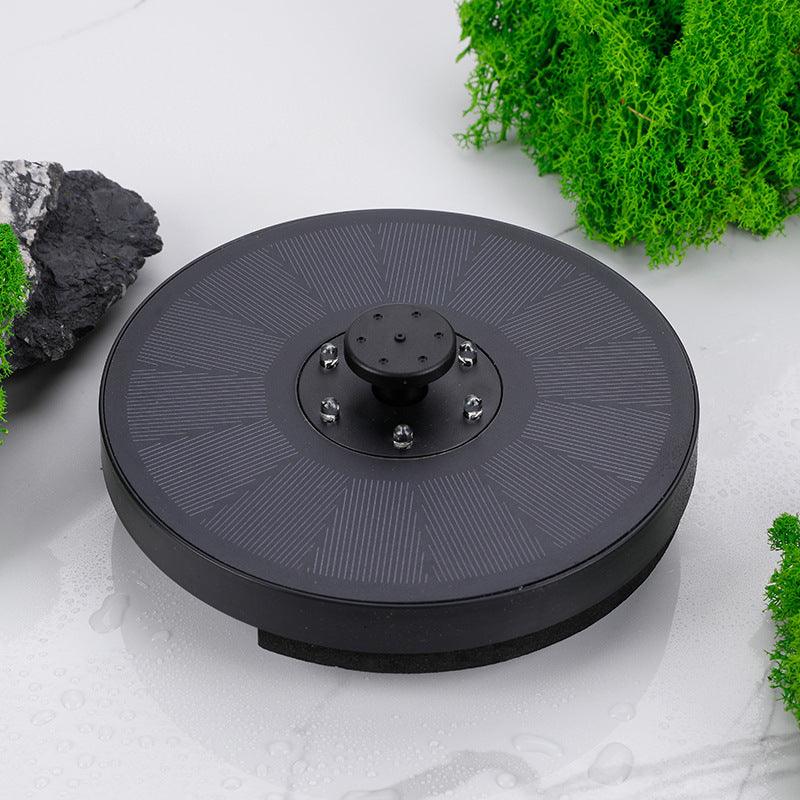 Solar Fountain Pump Fountain Light Round Floating Fountain Pump Color LED Light - Nioor