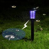 Solar Led Rechargeable Anti-Mosquito Lamp Electronic Fly Bug Zapper Insect Pest Uv Trap Outdoor Garden Lawn Lamp - Nioor