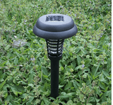 Solar Led Rechargeable Anti-Mosquito Lamp Electronic Fly Bug Zapper Insect Pest Uv Trap Outdoor Garden Lawn Lamp - Nioor