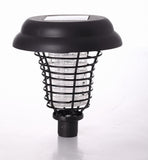 Solar Led Rechargeable Anti-Mosquito Lamp Electronic Fly Bug Zapper Insect Pest Uv Trap Outdoor Garden Lawn Lamp - Nioor