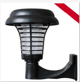 Solar Led Rechargeable Anti-Mosquito Lamp Electronic Fly Bug Zapper Insect Pest Uv Trap Outdoor Garden Lawn Lamp - Nioor