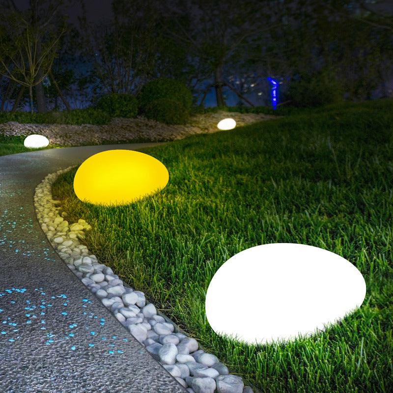 Solar light stone LED grass lamp - Nioor