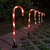 Solar Powered Cane String Lights Christmas Home Decor - Nioor