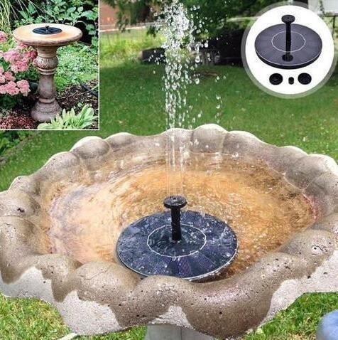 Solar Water Mercury Garden Miniature Floating Fountain - Nioor