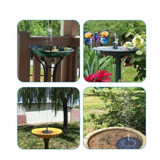 Solar Water Mercury Garden Miniature Floating Fountain - Nioor