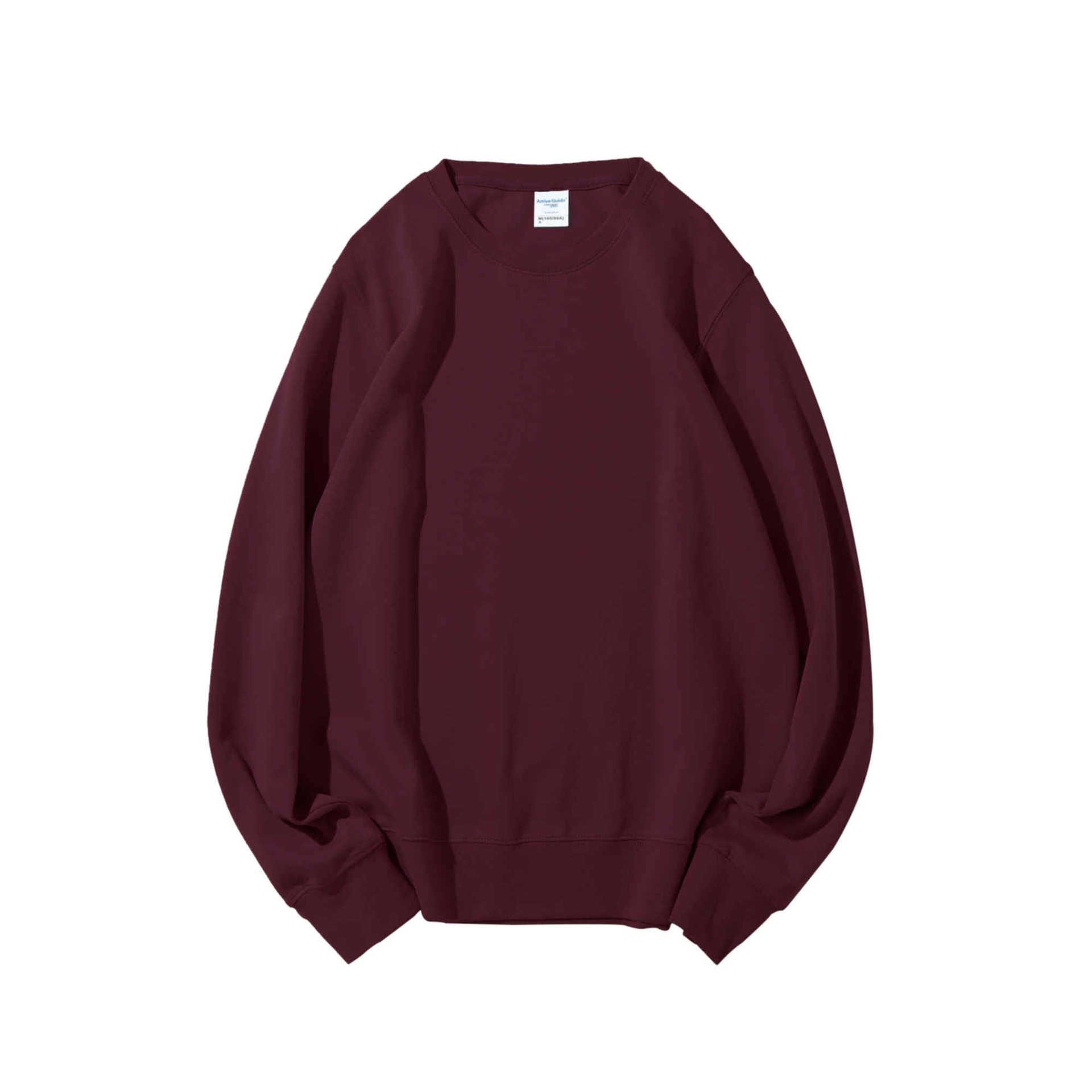 Solid Healthy Round Neck Sweater Long Sleeve - Nioor