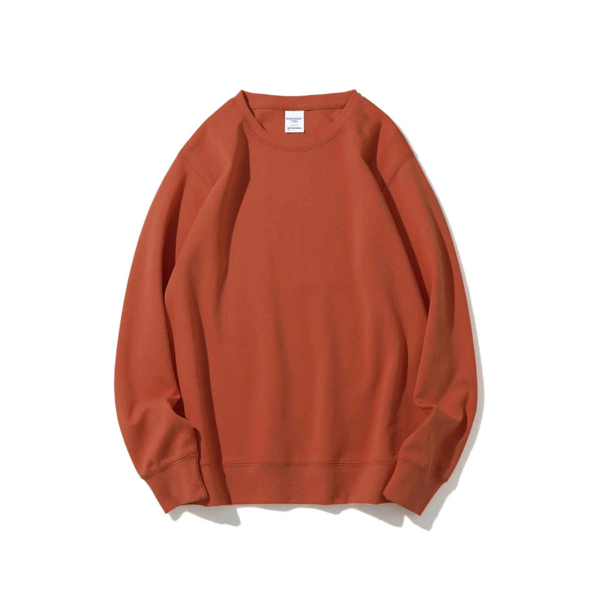 Solid Healthy Round Neck Sweater Long Sleeve - Nioor