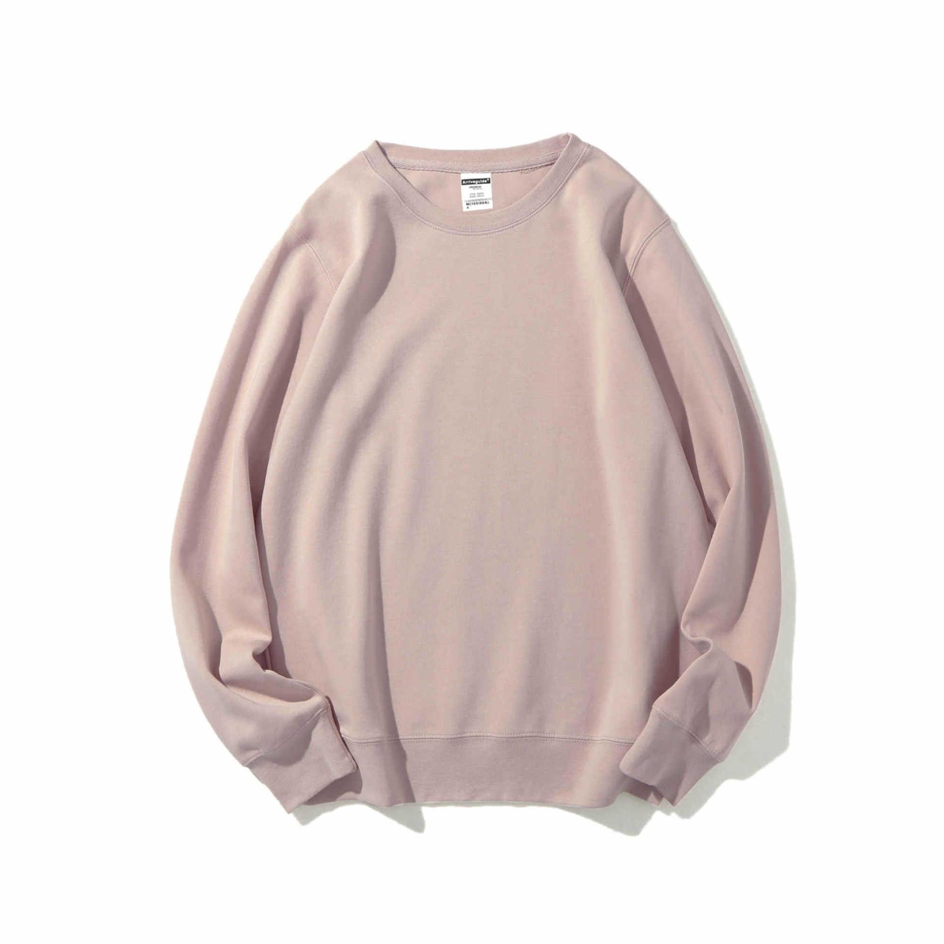 Solid Healthy Round Neck Sweater Long Sleeve - Nioor