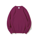 Solid Healthy Round Neck Sweater Long Sleeve - Nioor