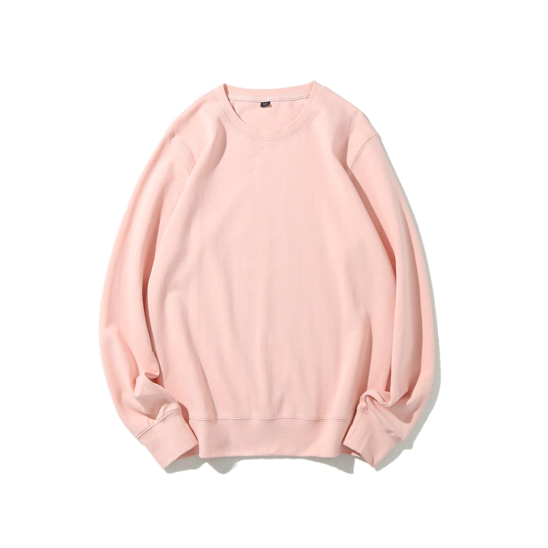 Solid Healthy Round Neck Sweater Long Sleeve - Nioor