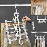 Space Saver Magic Hanging Clothes Hanger Rack - Nioor