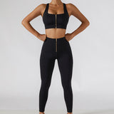 Sports Suit Seamless Yoga Set Women Two Pieces - Nioor