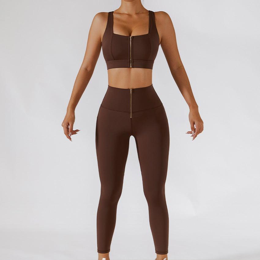 Sports Suit Seamless Yoga Set Women Two Pieces - Nioor