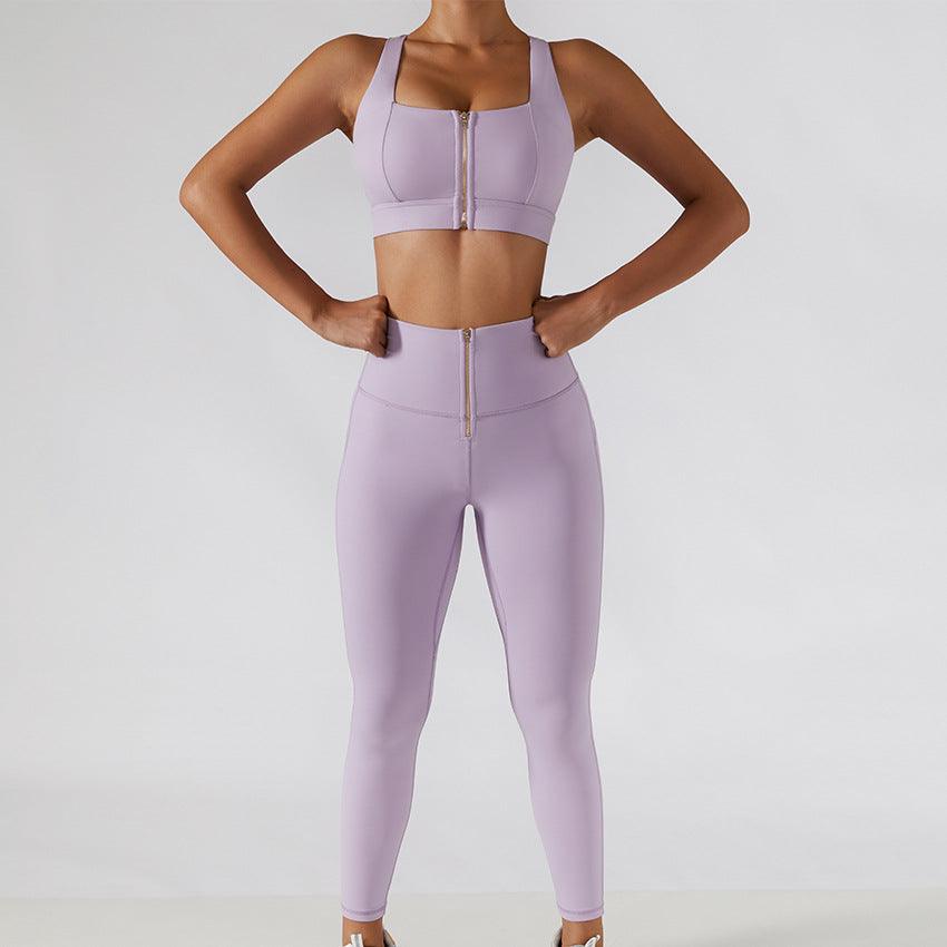 Sports Suit Seamless Yoga Set Women Two Pieces - Nioor