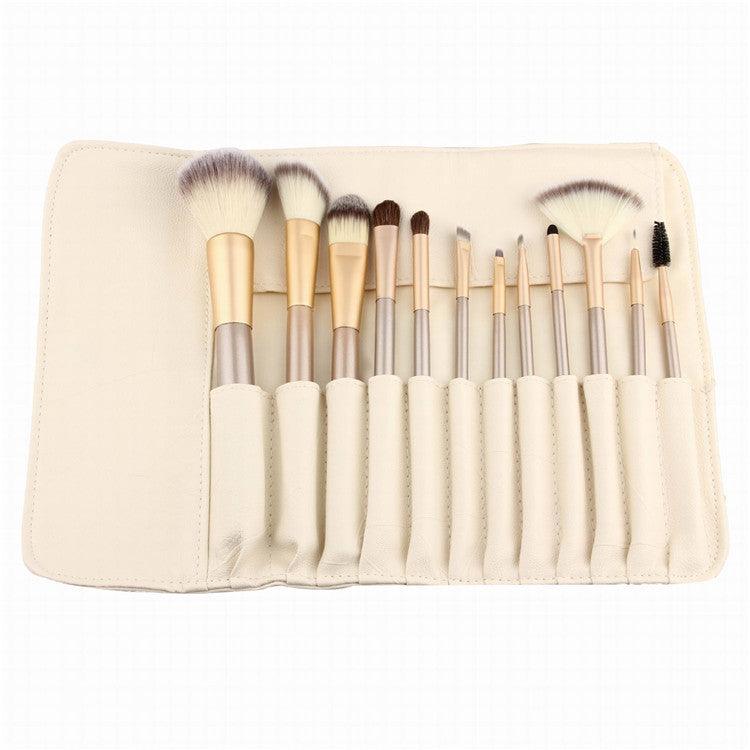 Spot Detonating 121824, White Make-up, White Make-up Brush, 24 Make-up And Brush Suits For Portable Beauty And Makeup Tools - Nioor