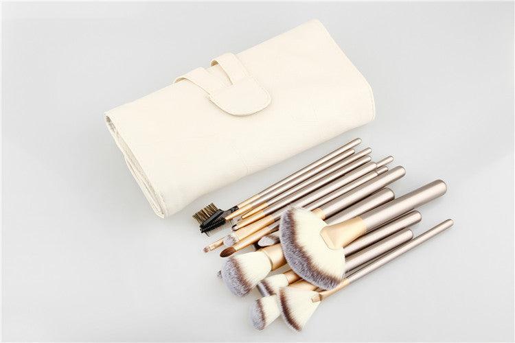 Spot Detonating 121824, White Make-up, White Make-up Brush, 24 Make-up And Brush Suits For Portable Beauty And Makeup Tools - Nioor