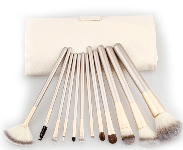 Spot Detonating 121824, White Make-up, White Make-up Brush, 24 Make-up And Brush Suits For Portable Beauty And Makeup Tools - Nioor