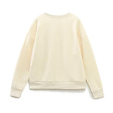 Spring New Women's All-match Embroidered Pullover - Nioor