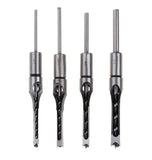 Square Hole Saws Auger Drill Bit Cut Mortising Chisel Woodworking Tool Set - Nioor