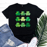 St Patrick's Day Cotton Women's Short Sleeve - Nioor