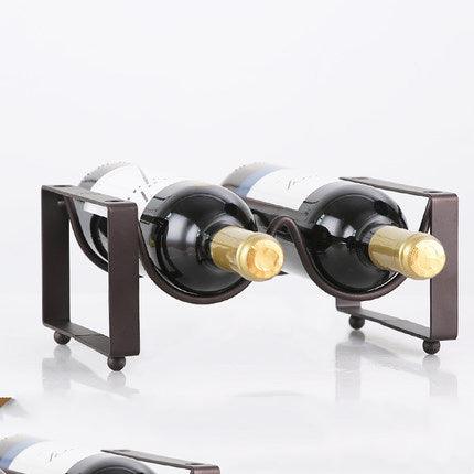 Stackable Wine Bracket Ornaments Wine Bottle Rack Wine Cabinet Wine Display Shelf Fashion - Nioor