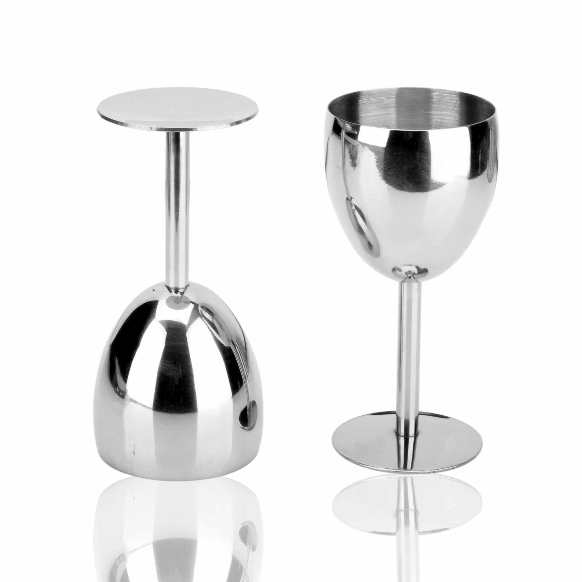 Stainless Steel Red Wine Glass Goblet Wine Glass Cup Barware - Nioor