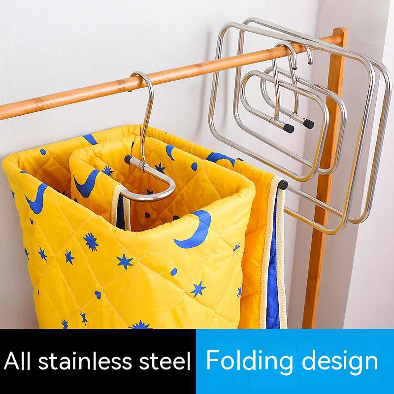 Stainless Steel Spiral Multi-functional Windproof Rotating Clothes Hanger - Nioor