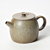 Stoneware teapot black pottery ceramic single pot - Nioor