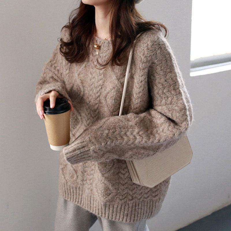 Student Versatile Top Comfortable Knitwear Coat - Nioor