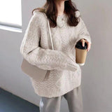 Student Versatile Top Comfortable Knitwear Coat - Nioor