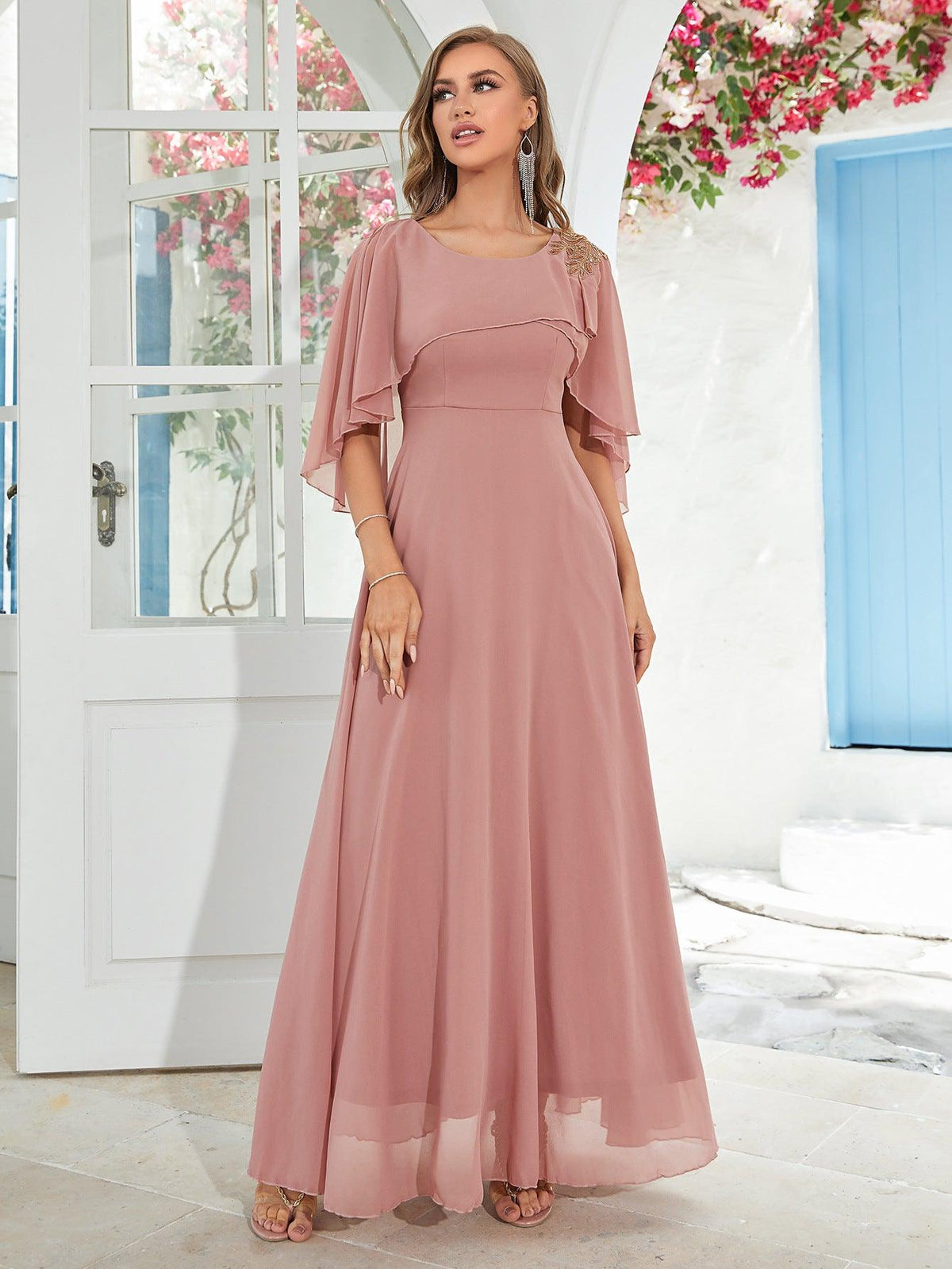 Summer Dress Women's Loose Slim Bridesmaid Dress Daily Party Chiffon - Nioor