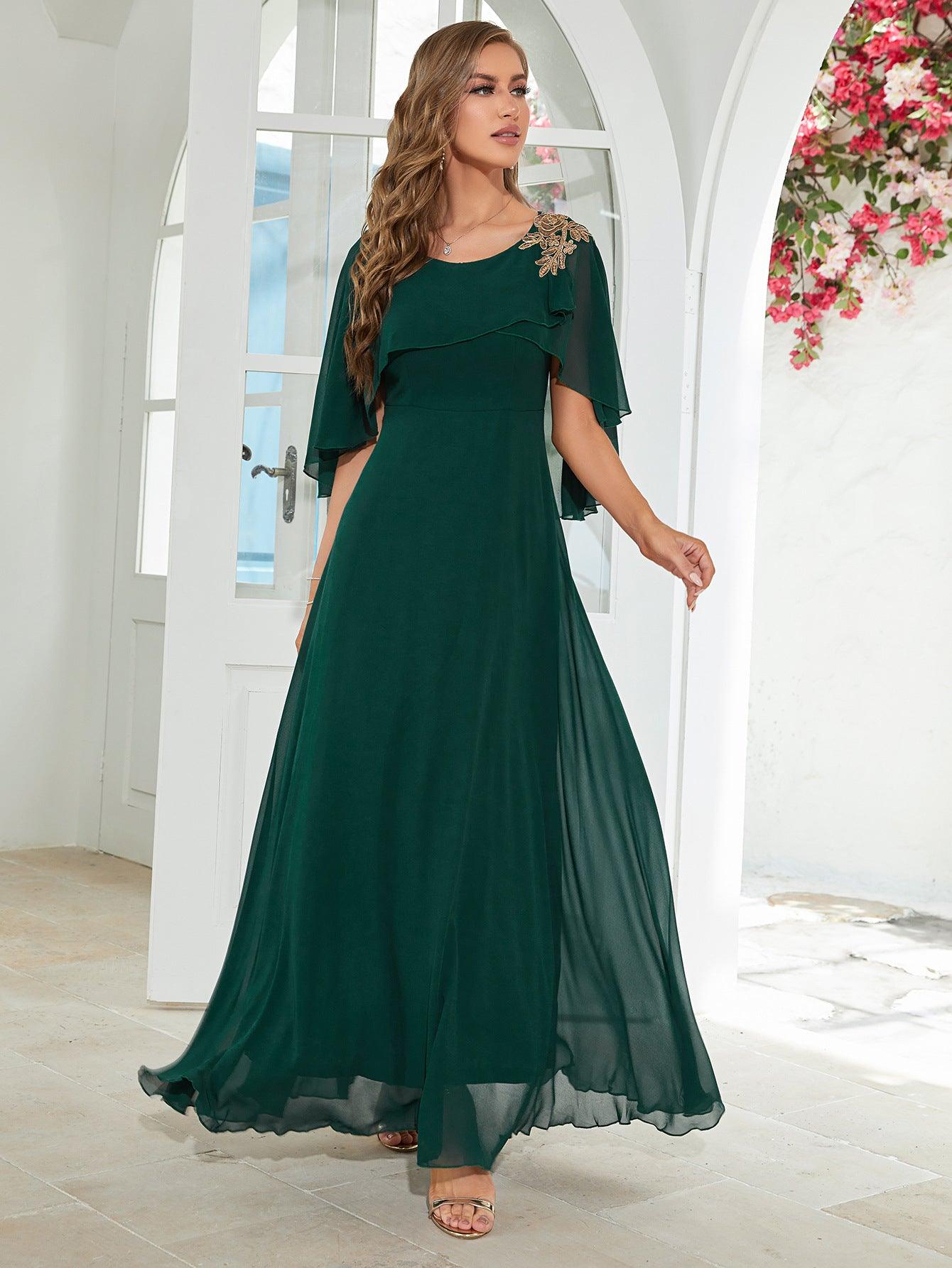 Summer Dress Women's Loose Slim Bridesmaid Dress Daily Party Chiffon - Nioor