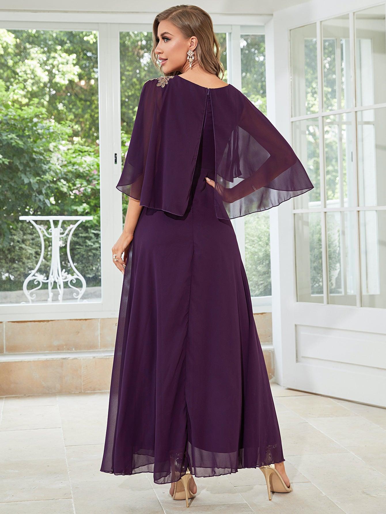 Summer Dress Women's Loose Slim Bridesmaid Dress Daily Party Chiffon - Nioor