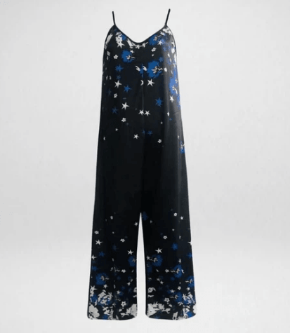 Summer New Style Cross-border Foreign Trade Printed Pocket Casual Jumpsuit - Nioor