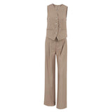 Summer New Vest Suit Pants Suit - Nioor